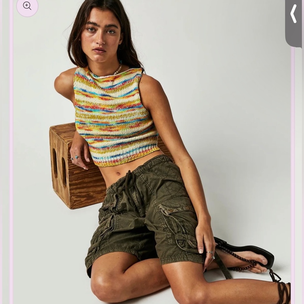 NWOT - Free People Moon Bay Parachute Shorts - Large